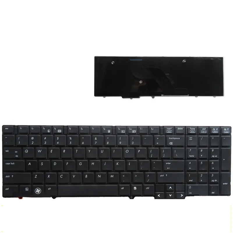 Новая английская клавиатура для HP EliteBook 8540 8540P вт ноутбука black US|keyboard for hp|ru keyboardhp