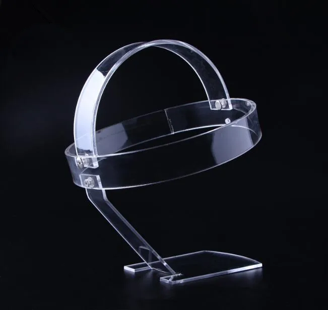 

5pcs hat rack Led Headlamp display stand acrylic Headlight Waterproof Head lamp Hunting Flashlight shelf cap wig hoder rack