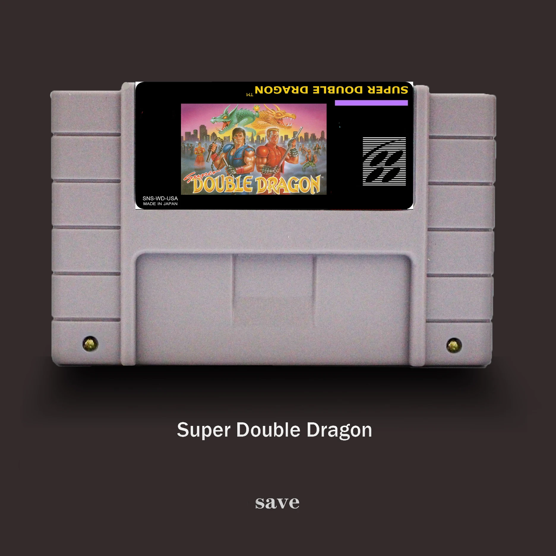 

Super Double Dragon-16 bit For NTSC Game Player Big Gray Game Card