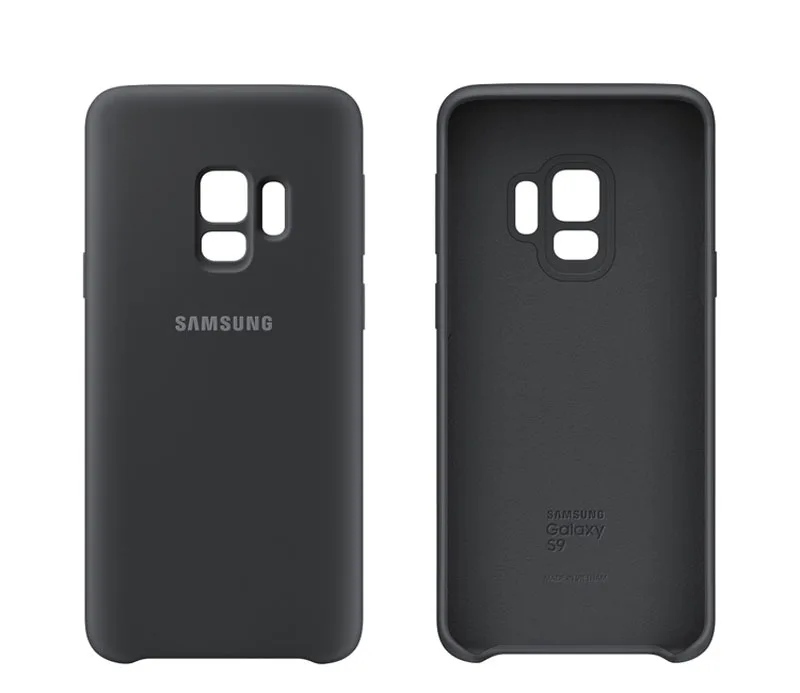 Оригинальный чехол для Samsung GALAXY S9 G9600 + Plus G9650 официальный силиконовый мягкая