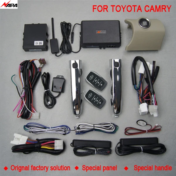 

Car comfort entry and push-button engine start for Toyota Camry Corolla RAV4 highlander Prado Passive keyless entry remote start