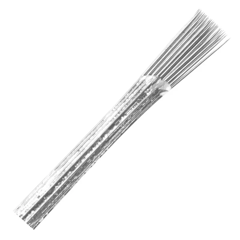 10pcs 40 Pins Microblading Eyeborw Semi Permanent Makeup Blade Shading Round Fog Eyebrow Tattoo Needle for Manual Pen | Красота и