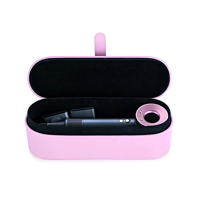 Caja de almacenamiento de cuero de PU para secador de pelo Dyson  supersónico, estuche de transporte portátil de viaje, a la moda, caja dura  con tapa, HD01 - AliExpress Electrodomésticos