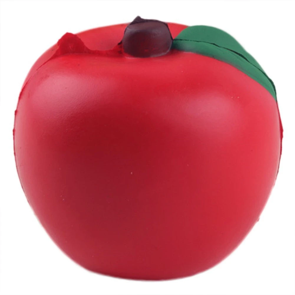 red apple stress ball