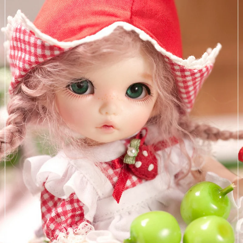 Poupée BJD Pukifee Ante 1/8 mignon mode résine naturelle Pose jouets pour filles jouet fille Mini bébé articulé poupées FL