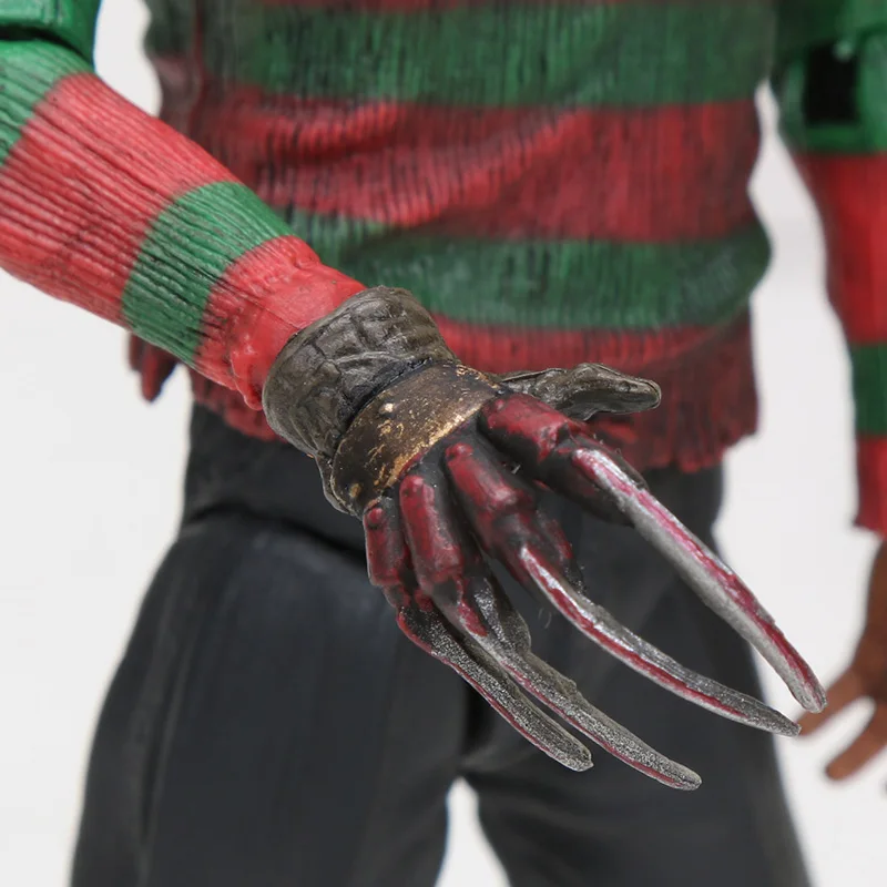 7 "18 см фильм NECA фигурка призрак на Elm Street Фредди Крюгер 30th ПВХ коллекционная