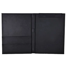

Pu Leather A4 Writing Clipboard Business Notepad Clip Boards Meeting Conference Document Organizer File Folders Paper Resume S