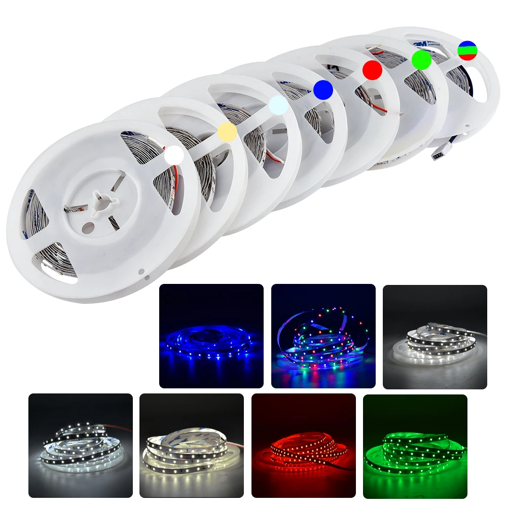 Aliexpress Led Ruban 5 m LED Bande Lumières 3528 5050 2835 5730 SMD 12 V 60 led/m Flexible
