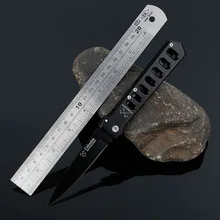 The wild wilderness survival knife self-defense carry fruit knife knife folding knife outdoor small sharp cutter