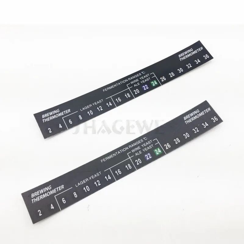 3pcslot 2-36 Degree Of Celsius Digital Stick On Thermometer For Home Brew Beer Wine Temperature For Homebrew Bar DIY Tools  (2)
