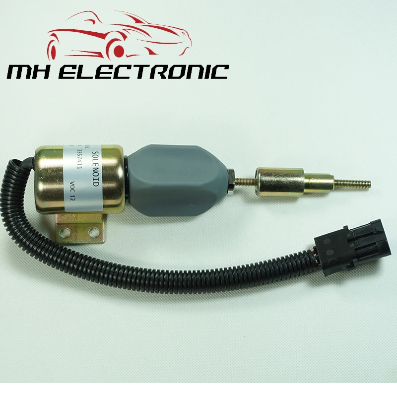 MH Electronic New Fuel Shutdown Solenoid Valve Shut off Stop 3 pins 12V