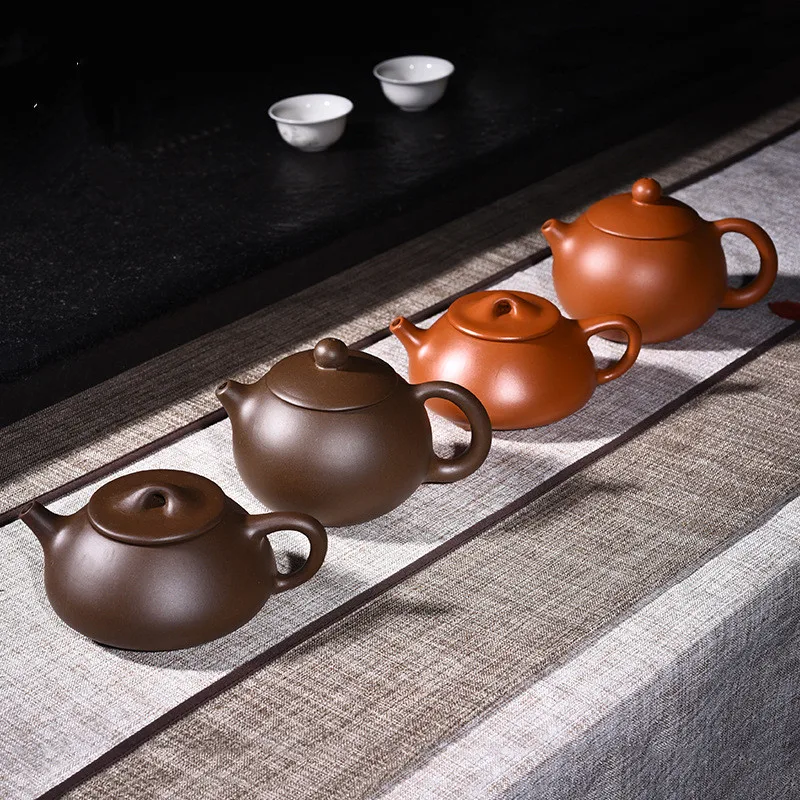 200ml Yixing genuine Zisha teapot all handmade raw materials purple clay tea pot tea gift