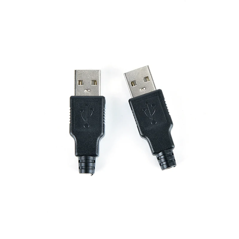 2/5/10 шт DIY Тип USB A входящий штекер 4 Pin разъем с черной Пластик крышка адаптер для
