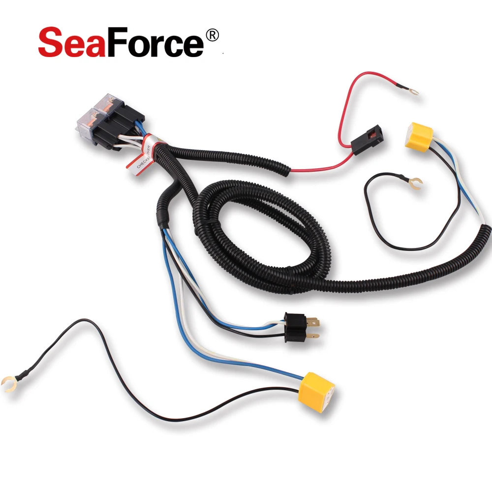 Buy SeaForce Hot Sale Waterproof 12V 2 Light H4