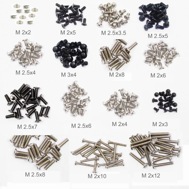260 Laptop Screws Set for HP IBM TOSHIBA SONY DELL GATEWAY LENOVO