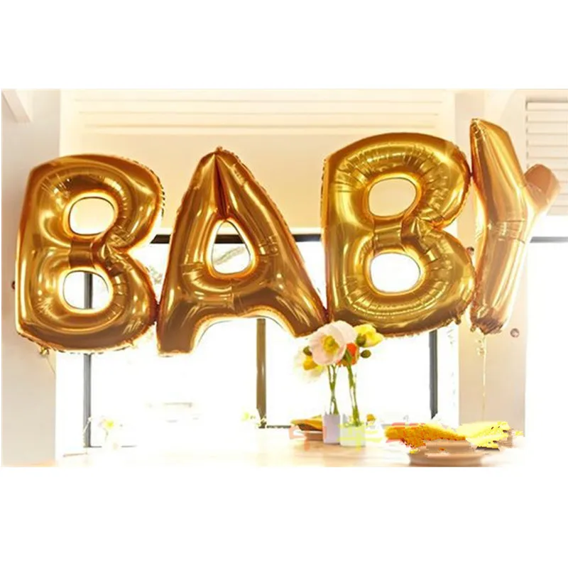 40 inches letter balloon baby foil balloons children happy birthday helium letter balloons