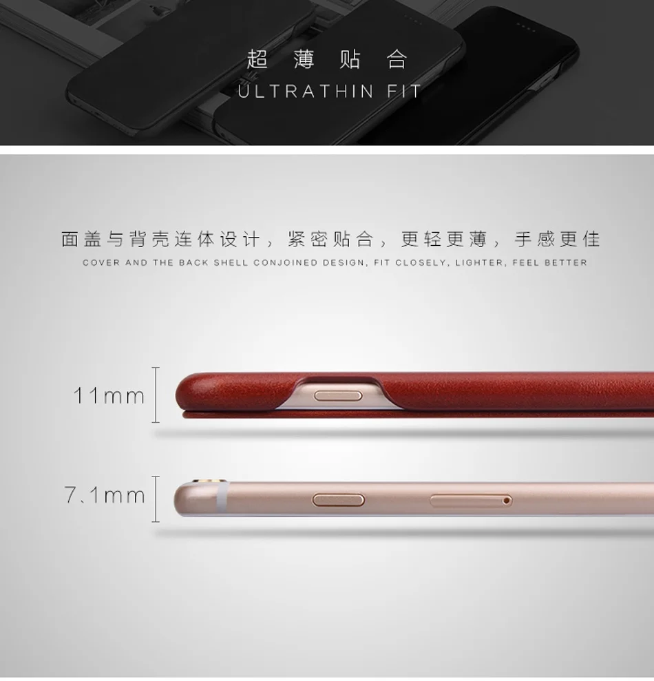 Подлинный Leanther флип-чехол Чехол для iPhone 6 6S 7 8 Plus X XR XS 11 Pro Max встроенный Магнит чехол из натуральной кожи