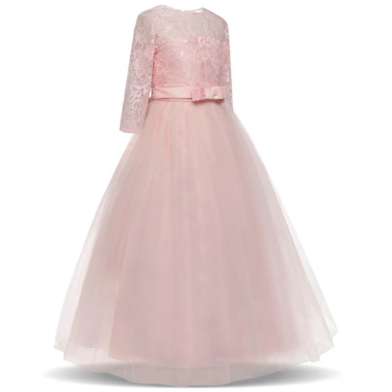 Детские платья для девочек-подростков 10, 12, 14 лет, детское праздничное платье с цветами на свадьбу, выпускной, платье принцессы, одежда для девочек