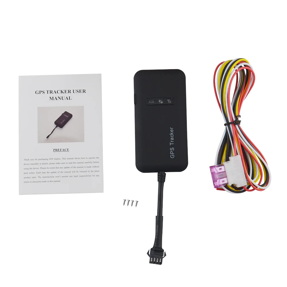GPS Motocycle Vehicle Tracker TK110 4PIN cut power alarm speeding alarm 12-24V car tracker GPS110 Free APP GPS locator no box