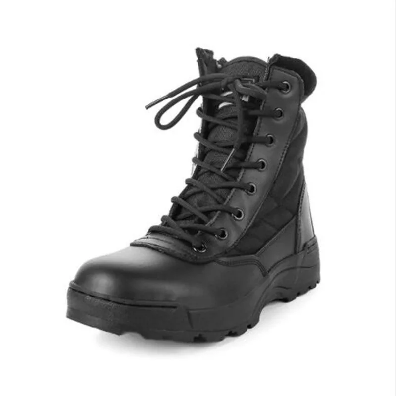 SWAT Army Boots Mens Tactical Police Military With High Quality Boot Outdoor Western Work Boots