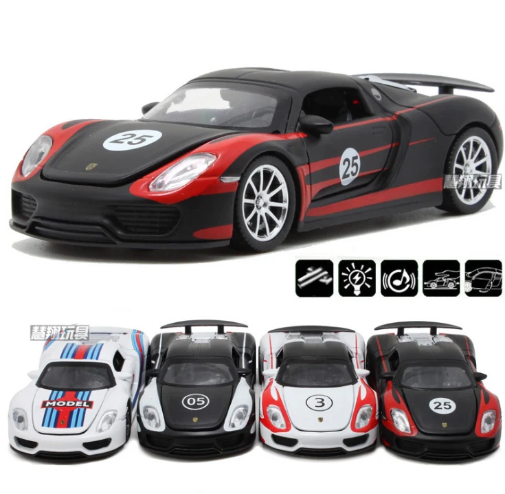 

1:32 Scale Martini Sports Car Alloy Metal Diecast Car Model With Pull Back Collection For Children Toys Free Shipping