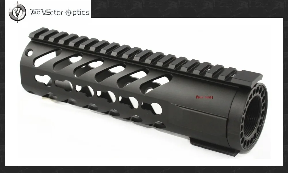 Векторная Оптика Тактический KeyMod 16,5 дюймов поплавок Handguard Пикатинни Крепление подходит. 223 AR15 M4 M16 черный или OD зеленый цвет