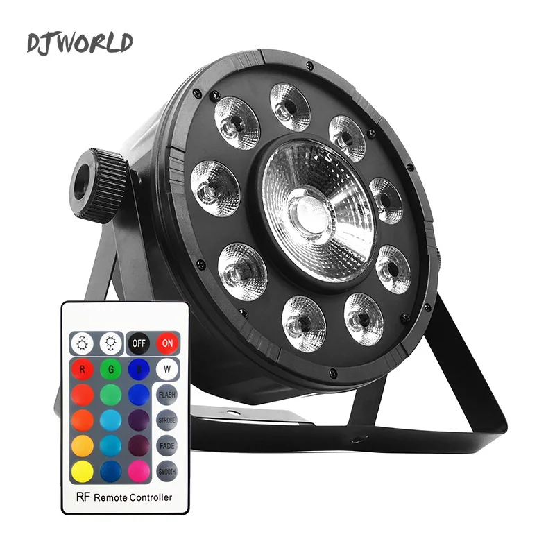 Светодиодный светильник Fat Par 9X10W + 1X30W RGB 3 в 1 светодиодный DMX512 Голосовое