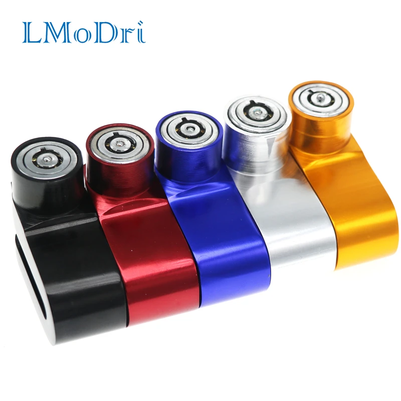 

LMoDri Motorcycle Lock Stainless steel Security Anti-theft Disc Brake Wheel Lock For Motorbike Scooter Bicycle Accessories