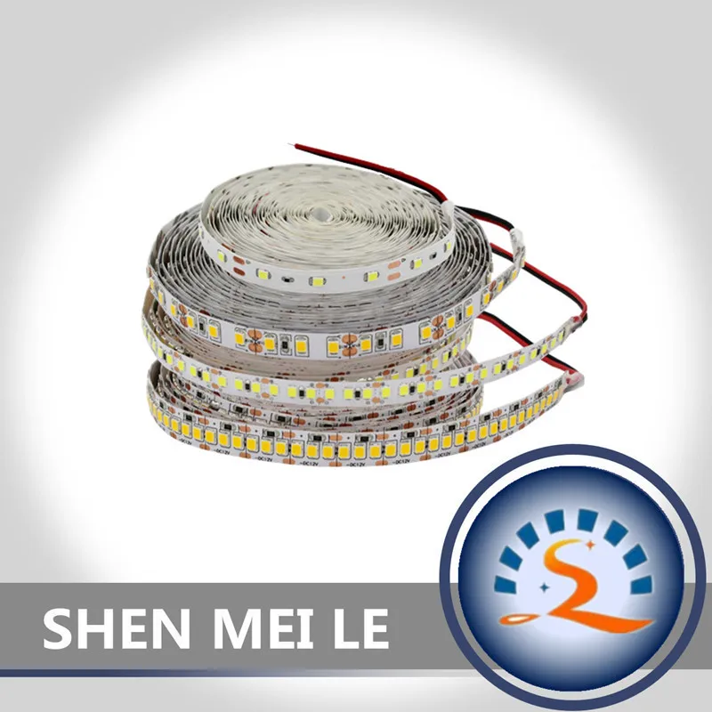 

5m 2835 LED Flexible Strips 12v DC 60led/m 120led/m 180led/m 240led/m led light strip Not waterproof