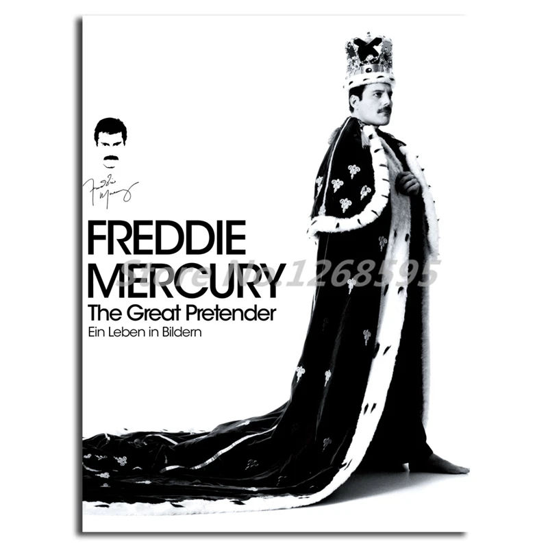 Freddie Mercury The Great Pretender плакат холст живопись печать спальня домашний декор