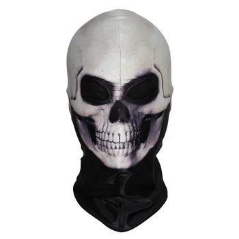 

New SKULL FACE HORROR 3D Balaclava Mask Cosplay Face Hood Halloween CS Biker