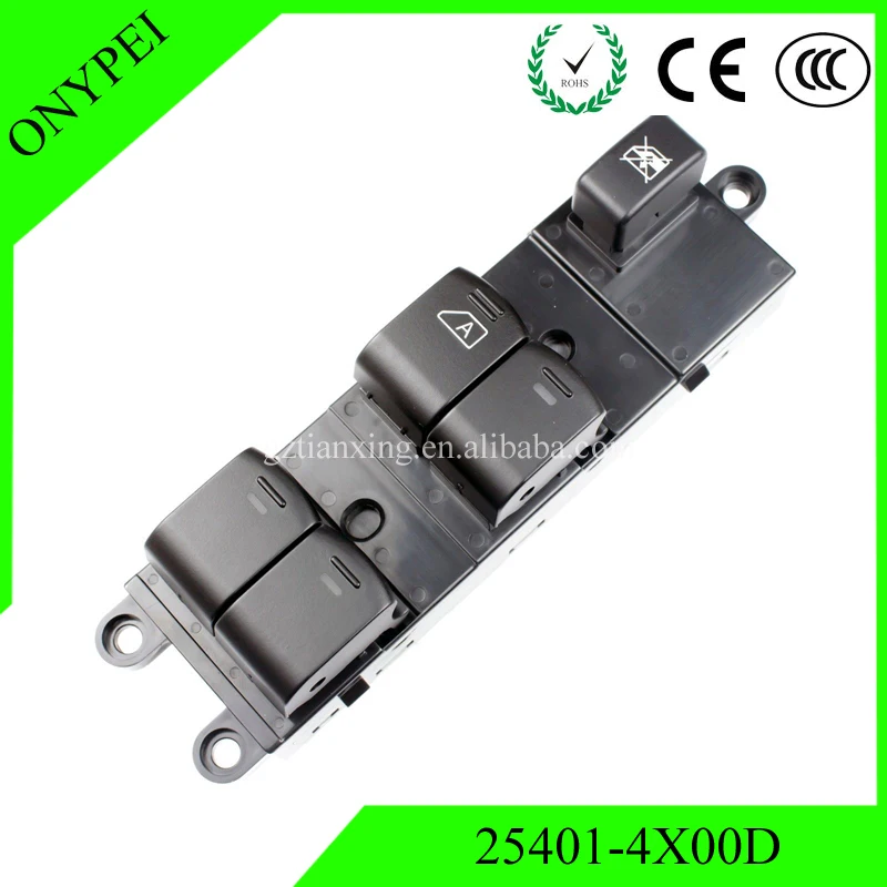 

Power Window Control Switch 25401-4X00D For Nissan Navara D40 Qashqai Pathfinder 254014X00D 25401 4X00D