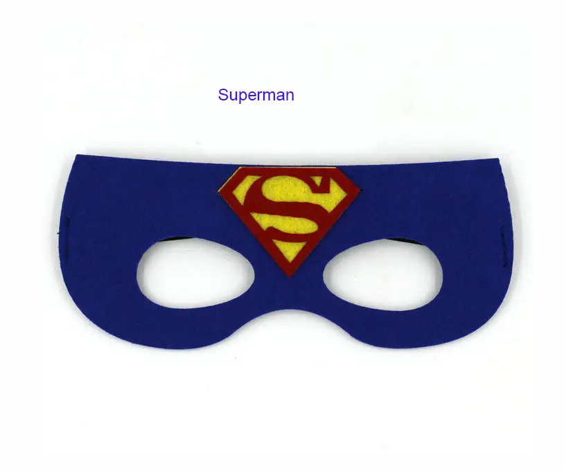 Маска для глаз супергероя для маленьких мальчиков и девочек; красивые вечерние маски для Хэллоуина; Маскарадная маска для глаз - Цвет: Superman
