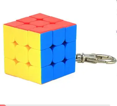 Cuberspeed MoYu Cubing классная мини 3x3x3 матовый прозрачный пазл брелок 3,0 см