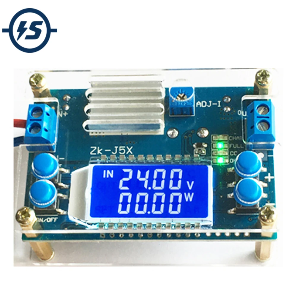 

DC 1.2-32V 5A Constant Voltage Current LCD Digital Voltage Current Display Adjustable Buck Step Down Power Supply Module Board