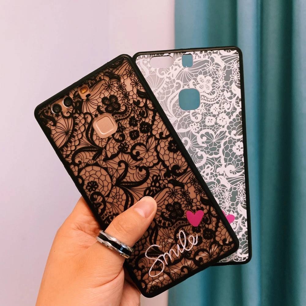 

Lace Flower Pattern Matte Soft Silicone Case Cover For Huawei P20 P30 Mate 10 20 Pro Nova 4 3 3i Honor 8 9 10 Lite Back Cases