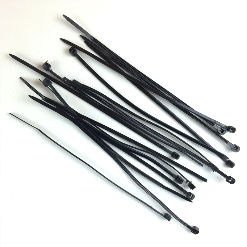 Self locking 7'' Black Nylon Cable ties 4*180mm wire ties use for cable or electric wire 500pcs