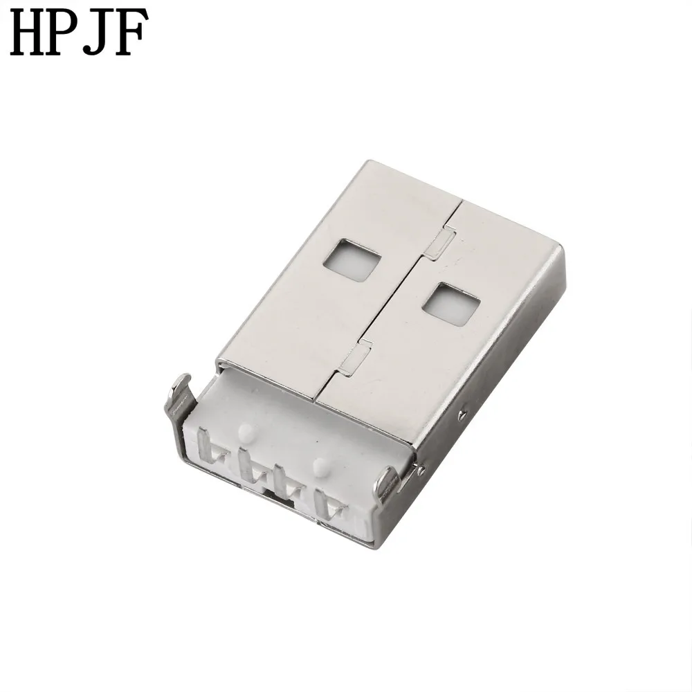 20pcs USB 2.0 Male A Type Connector Plug Right Angle 90 degree DIP FO