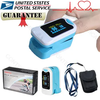 

CMS50NA OLED FDA CONTEC Finger tip Pulse Oximeter Blood Oxygen meter SpO2 Heart Rate Monitor