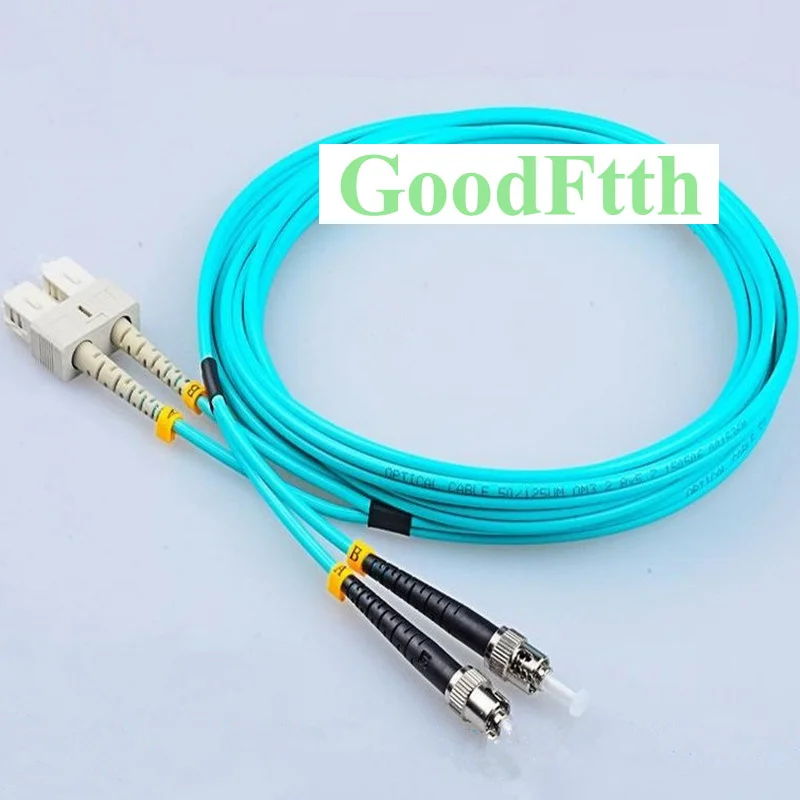 

Fiber Patch Cord Jumper SC-ST Multimode 50/125 10G OM3 Duplex GoodFtth 20-100m