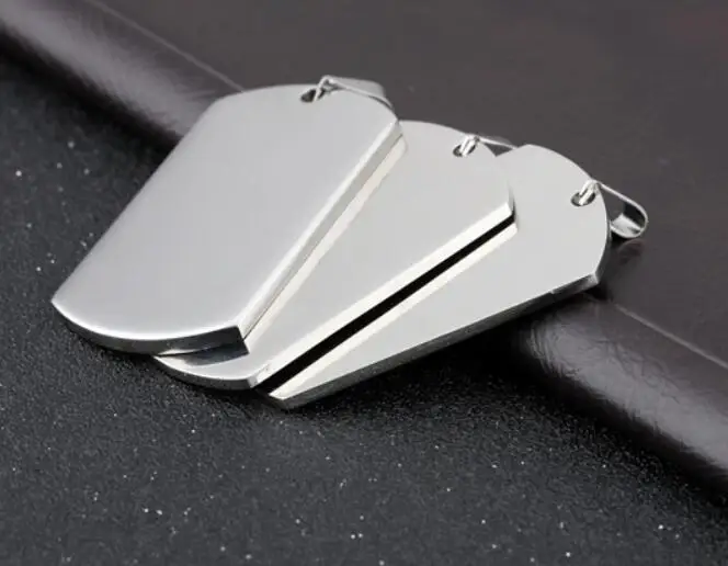 GNAYY 1.2mm thick 10pcs In bulk  Stainless Steel High  Polished Plain Dog Tag Pendant Charm Jewelry 14*30mm/20*40mm/28*50mm 6