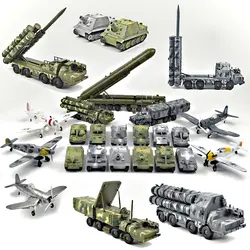 1/48 собрать военную Тигр пантера бак нападение 35 моделей игрушки коллекция ракета Тополь истребитель литья под давлением мировой войны-II