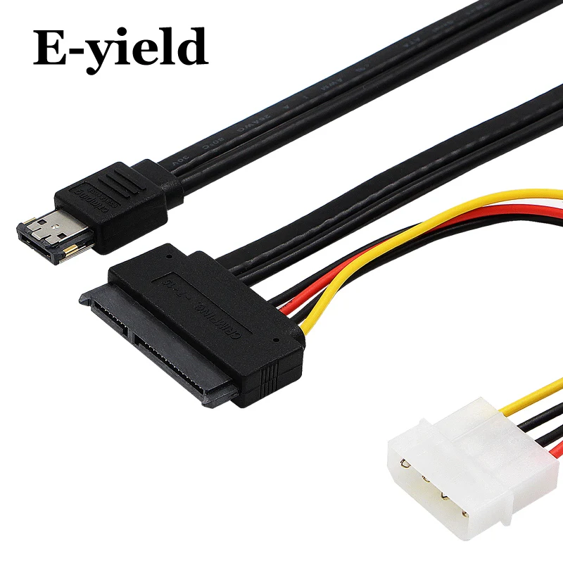 eSATA Power ESATA Combo to SATA 22pin & IDE 4pin 5V 12V for 3.5 eSATA Power ESATA Combo to SATA 22pin & IDE 4pin 5V 12V for 3.5