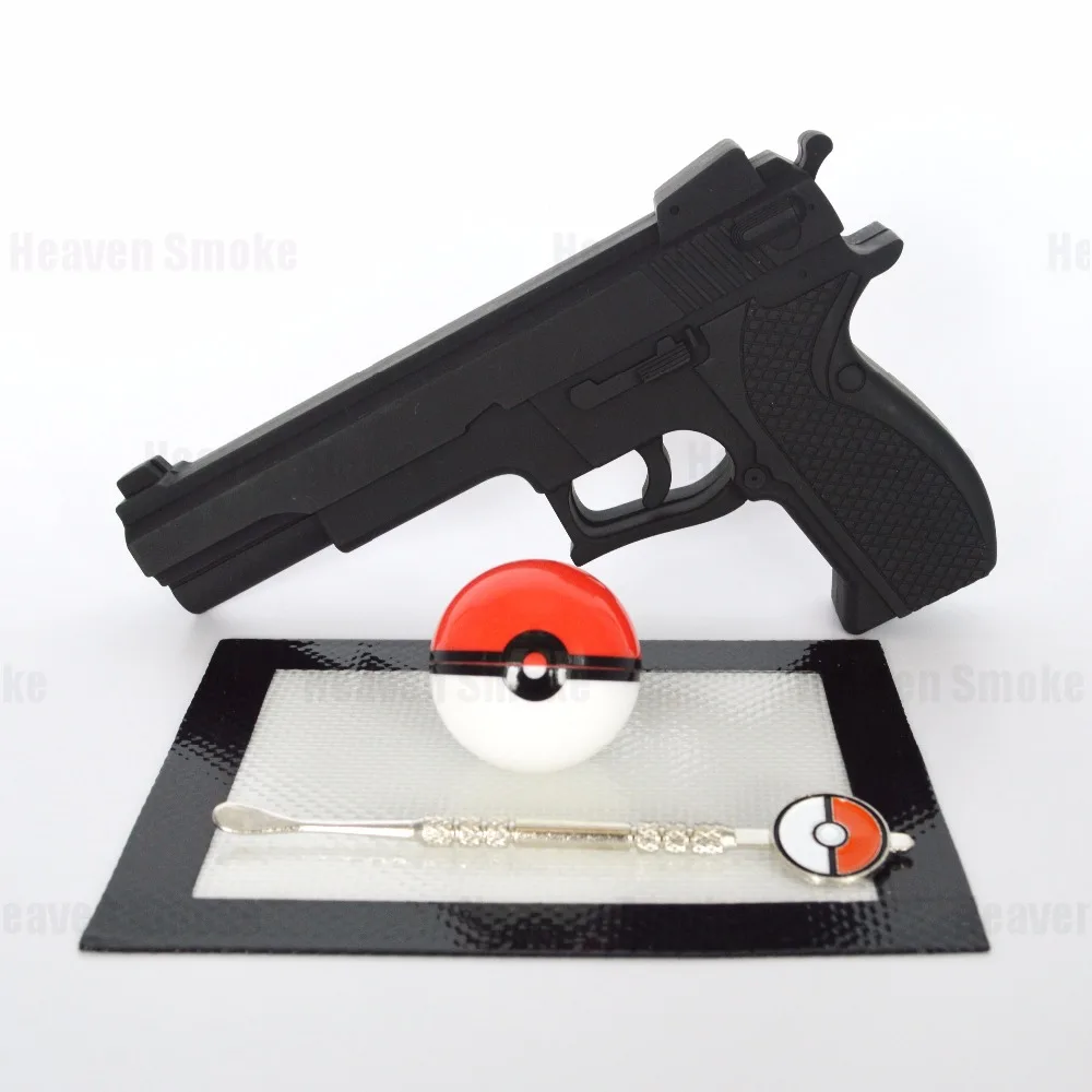 dab wax silicone jar -pokeball kit (4)