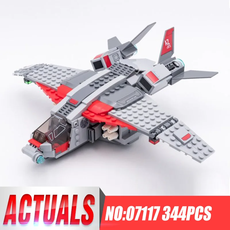 07117 Super Hero Series The Legoing 76127 Captain and Skrull Attack Set Building Blocks Bricks Kids Toys | Игрушки и хобби