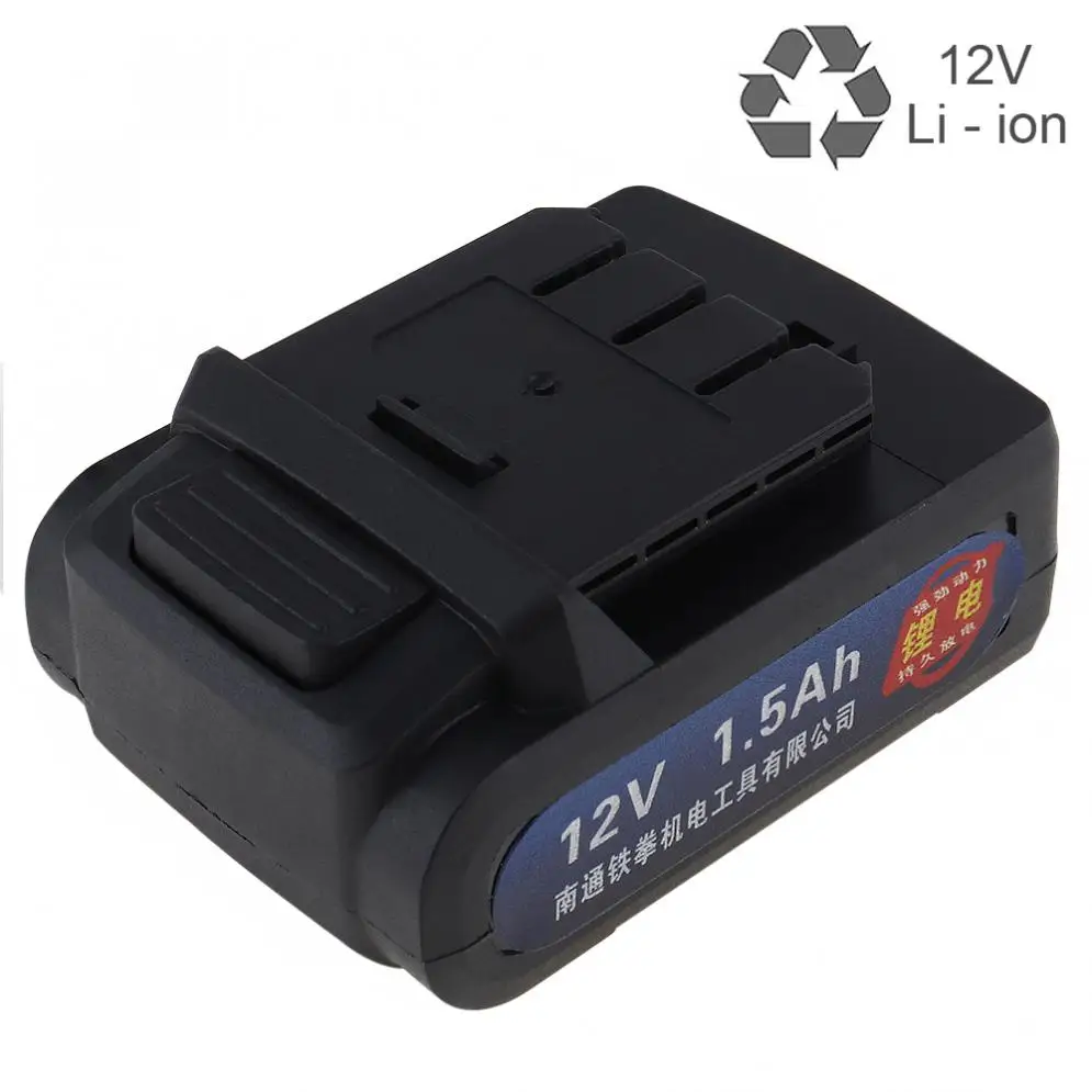 

Practical Universal 12V Max Li-ion Rechargeable Battery with Flat Push Type for Electric Drill / Electric Screw Driver