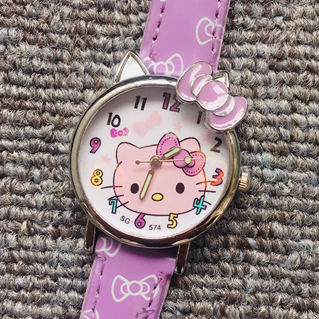 

Cute Children Watches Cartoon Panda Faux Leather Strap Clocks Girls Boy Pink Reloj Enfant Ceasuir Pupil Dress Saats Hour