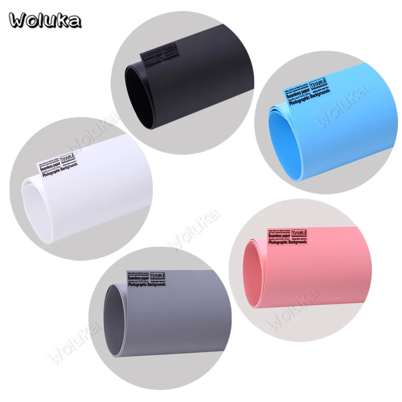 

2PCS 40X75CM Anti-Wrinkle Waterproof Background Double-side Matte PVC Studio Photography For 40cm Photo Box Lightbox CD50 T10