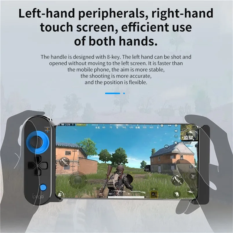 PG-9120 Controller Gamepads For Pugb BT 4.0 Wireless Joystick Tablet PC ForIpad mini ForIphone for Android Smart Phone 40MR2702