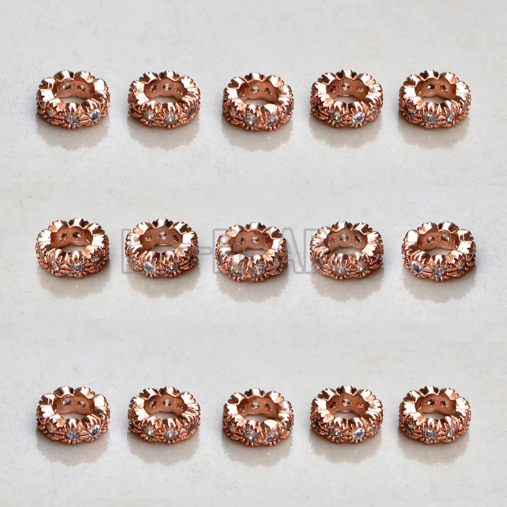 006-1Clear Zircon Rose Gold
